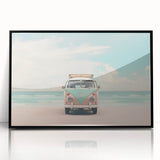 Large abstract wall art featuring swirling blue and white patterns on a black acrylic frame.