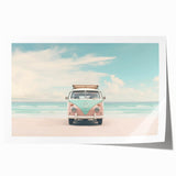 Extra large rolled canvas print featuring a floral design in pastel shades, ideal for dining room wall art.