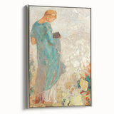 Modern Figurative Wall Art - Elegant Abstract Woman in Pastel Hues