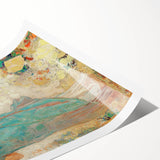 Modern Figurative Wall Art - Elegant Abstract Woman in Pastel Hues