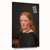 Classic Romantic Paintings - Emilie Eckersberg Portrait Canvas Art