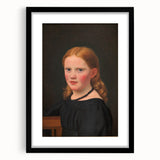 Classic Romantic Paintings - Emilie Eckersberg Portrait Canvas Art