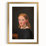 Classic Romantic Paintings - Emilie Eckersberg Portrait Canvas Art