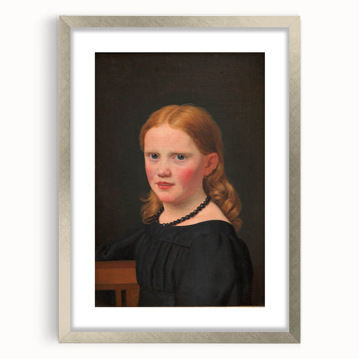Classic Romantic Paintings - Emilie Eckersberg Portrait Canvas Art