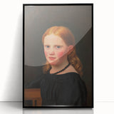 Classic Romantic Paintings - Emilie Eckersberg Portrait Canvas Art