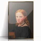 Classic Romantic Paintings - Emilie Eckersberg Portrait Canvas Art