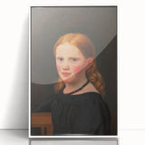 Classic Romantic Paintings - Emilie Eckersberg Portrait Canvas Art