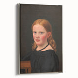 Classic Romantic Paintings - Emilie Eckersberg Portrait Canvas Art