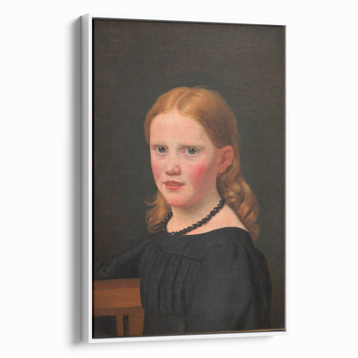Classic Romantic Paintings - Emilie Eckersberg Portrait Canvas Art