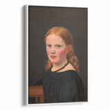 Classic Romantic Paintings - Emilie Eckersberg Portrait Canvas Art