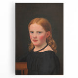 Classic Romantic Paintings - Emilie Eckersberg Portrait Canvas Art