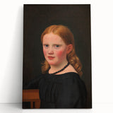 Classic Romantic Paintings - Emilie Eckersberg Portrait Canvas Art