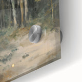 Serene Forest Living Room Wall Art – Modern Canvas Print