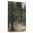 Serene Forest Living Room Wall Art – Modern Canvas Print