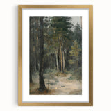 Serene Forest Living Room Wall Art – Modern Canvas Print