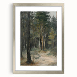 Serene Forest Living Room Wall Art – Modern Canvas Print