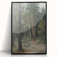 Serene Forest Living Room Wall Art – Modern Canvas Print