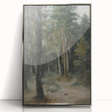 Serene Forest Living Room Wall Art – Modern Canvas Print