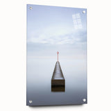 Minimalist Pier Office Wall Art – Modern Coastal Décor