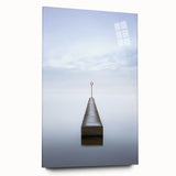Minimalist Pier Office Wall Art – Modern Coastal Décor