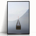 Minimalist Pier Office Wall Art – Modern Coastal Décor