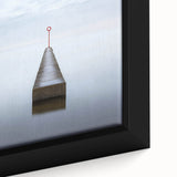 Minimalist Pier Office Wall Art – Modern Coastal Décor