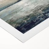 Abstract landscape wall art on rolled canvas, featuring vibrant colors and dynamic shapes, perfect for modern home decor. Ideal for adding a creative touch to living spaces.