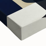 Modern Abstract Wall Art – Vertical Capsule Geometry