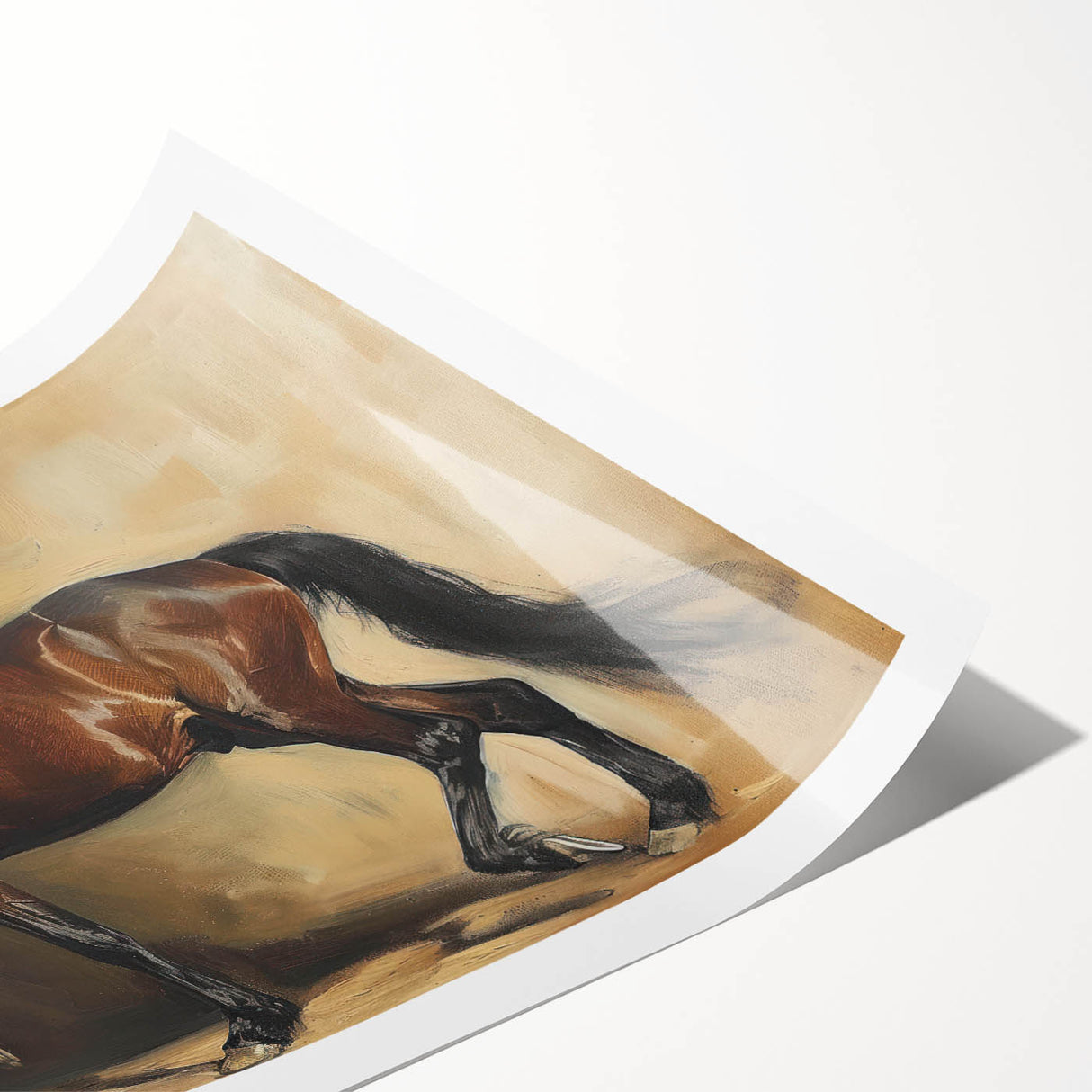 Rolled canvas print showcasing vibrant animal illustrations, featuring intricate details in bold colors, carefully packaged in a durable cardboard tube for safe shipping.