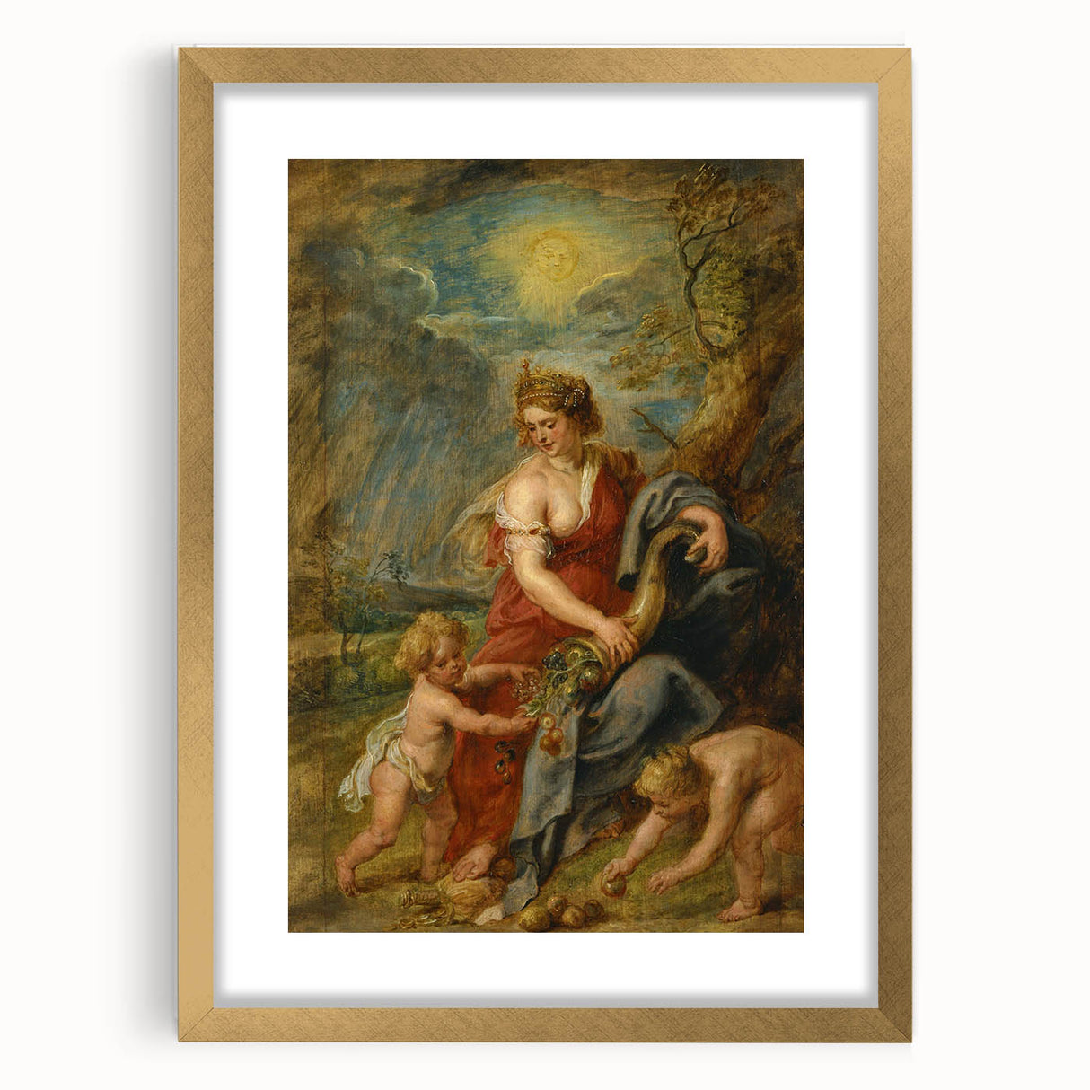 Antique Art Print for Classic Wall Decor