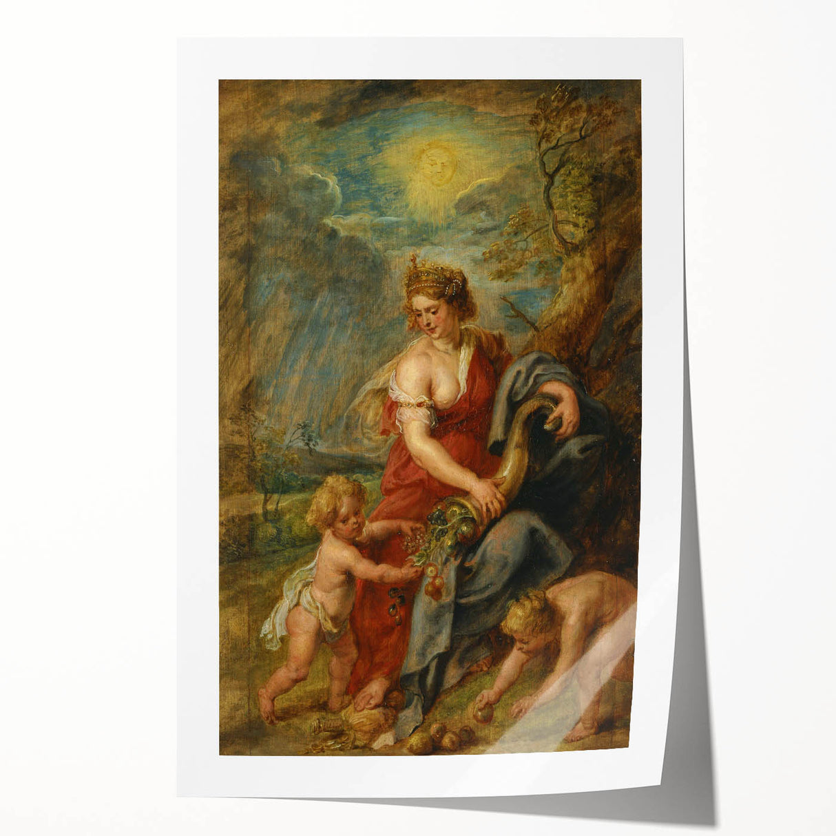 Antique Art Print for Classic Wall Decor