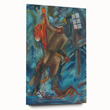 Expressionism Wall Art - Hunter with a Fox by Arnold Peter Weisz