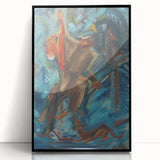 Expressionism Wall Art - Hunter with a Fox by Arnold Peter Weisz