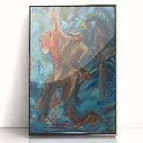 Expressionism Wall Art - Hunter with a Fox by Arnold Peter Weisz