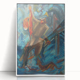 Expressionism Wall Art - Hunter with a Fox by Arnold Peter Weisz