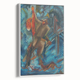 Expressionism Wall Art - Hunter with a Fox by Arnold Peter Weisz