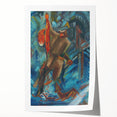 Expressionism Wall Art - Hunter with a Fox by Arnold Peter Weisz