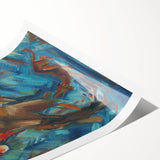 Expressionism Wall Art - Hunter with a Fox by Arnold Peter Weisz