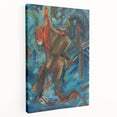 Expressionism Wall Art - Hunter with a Fox by Arnold Peter Weisz