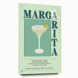 Large abstract wall art on acrylic glass depicting vibrant, colorful food and drink imagery, suitable for dining room decor.