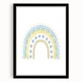 Boho Rainbow Print - Children's Wall Decor for Playroom