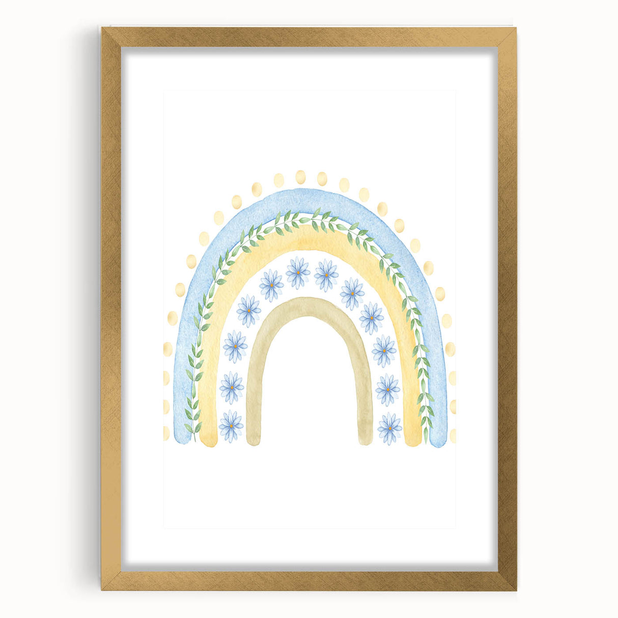 Boho Rainbow Print - Children's Wall Decor for Playroom