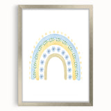 Boho Rainbow Print - Children's Wall Decor for Playroom