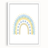 Boho Rainbow Print - Children's Wall Decor for Playroom