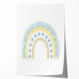 Boho Rainbow Print - Children's Wall Decor for Playroom