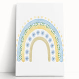 Boho Rainbow Print - Children's Wall Decor for Playroom