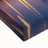 Close-up of a landscape bridge artwork on stretched canvas, highlighting vivid colors and intricate details, perfect for enhancing home decor or art collections.