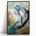Modern Wall Art - Abstract Barnyard Fantasy - Contemporary Art Print