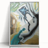 Modern Wall Art - Abstract Barnyard Fantasy - Contemporary Art Print