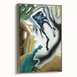 Modern Wall Art - Abstract Barnyard Fantasy - Contemporary Art Print